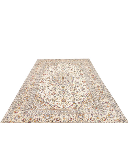 Kashan 205x312 Cm Kashan, Persia, Hand-carded Wool (warp: