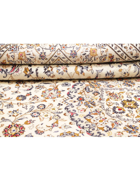 Kashan 205x312 Cm Kashan, Persia, Lana Cardata A Mano