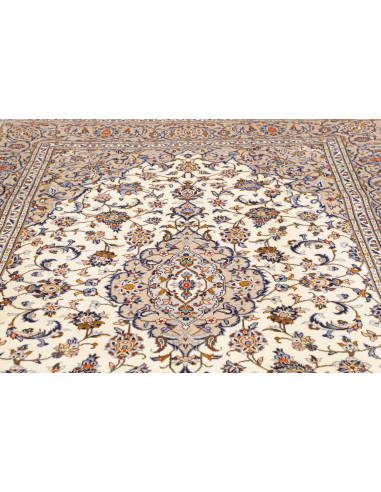 Kashan 204x298 Cm Kashan, Persia, Lana Cardata A Mano