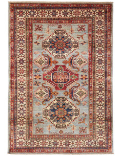 Kazak Fine 125x181 Cm Kazak Fine, Pakistan, Hand-carded Wool