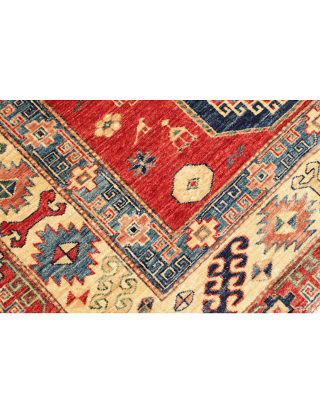 Rug Kazak Fine Pakistan 148x191 Red Cream