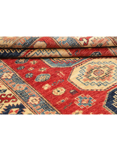 Rug Kazak Fine Pakistan 148x191 Red Cream