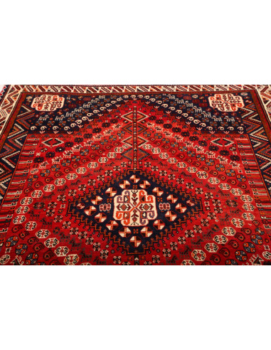 Shiraz 170x280 Cm Shiraz, Persia, Lana Cardata A Mano