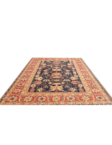 Rug Kazak Fine Pakistan 249x303 Indigo Blue Ter