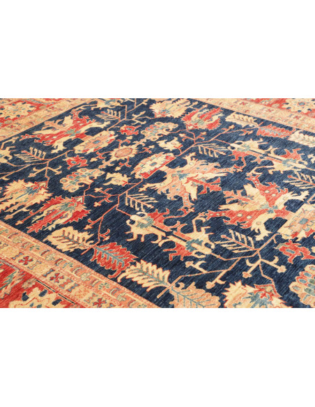 Rug Kazak Fine Pakistan 249x303 Indigo Blue Ter