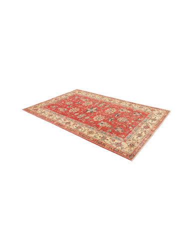 Tappeto Kazak Fine Pakistan 168x245 Rosso Terra