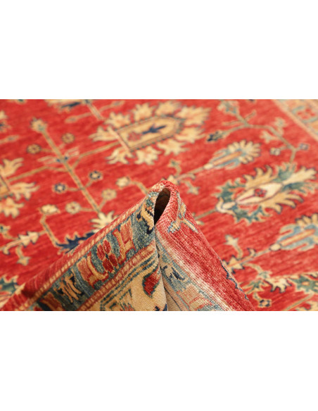 Tappeto Kazak Fine Pakistan 168x245 Rosso Terra