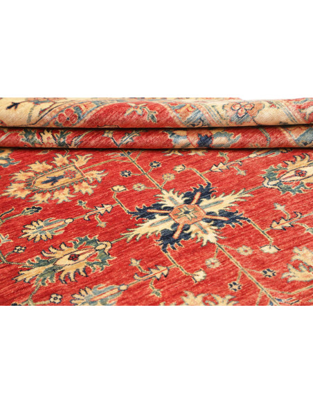 Tappeto Kazak Fine Pakistan 168x245 Rosso Terra