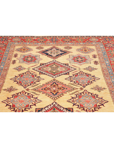 Kazak Fine 168x233 Cm Kazak Fine, Pakistan, Hand-carded Wool
