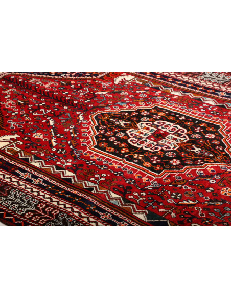 Shiraz 160x250 Cm Shiraz Persia Lana Cardata A Mano Cotone