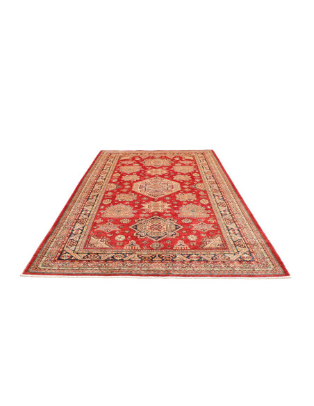 Tappeto Kazak Fine Pakistan 187x265 Rosso Terra