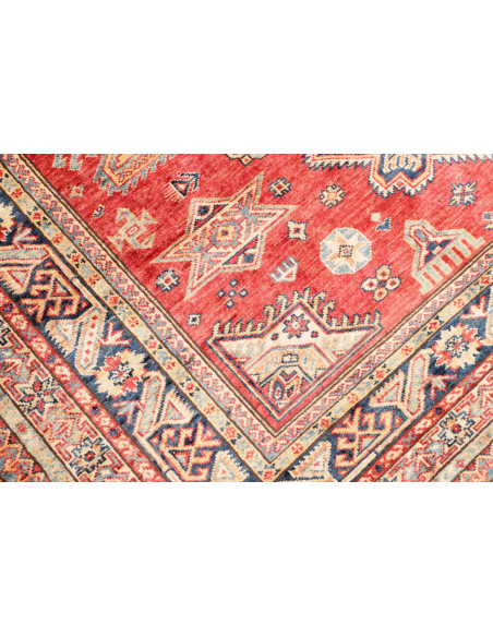Tappeto Kazak Fine Pakistan 187x265 Rosso Terra