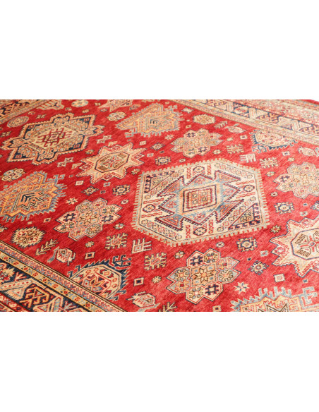 Tappeto Kazak Fine Pakistan 187x265 Rosso Terra