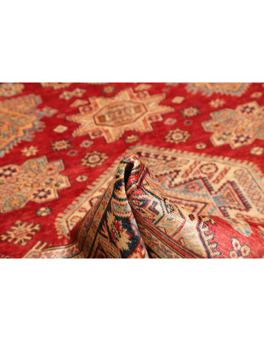 Tappeto Kazak Fine Pakistan 187x265 Rosso Terra