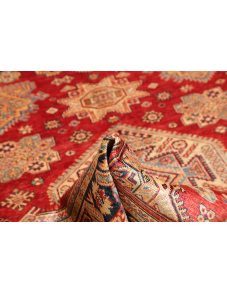 Tappeto Kazak Fine Pakistan 187x265 Rosso Terra