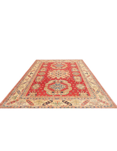 Rug Kazak Fine Pakistan 240x314 Terracotta Red