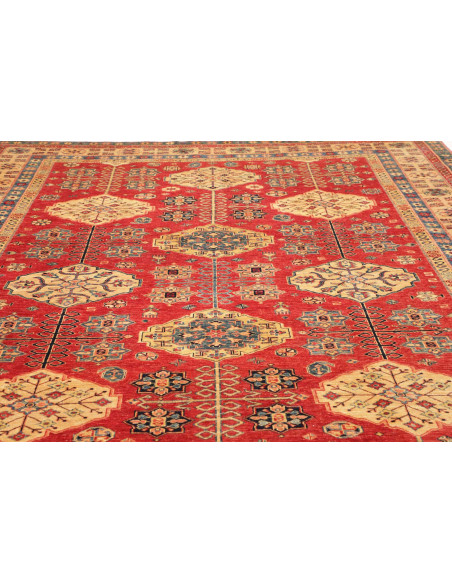 Rug Kazak Fine Pakistan 274x374 Terracotta Red
