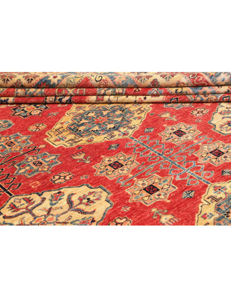 Rug Kazak Fine Pakistan 274x374 Terracotta Red