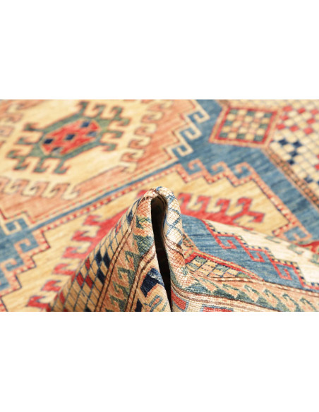 Tappeto Kazak Fine Pakistan 146x205 Beige Crema