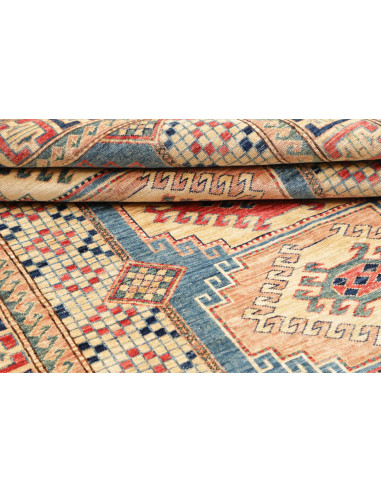 Tappeto Kazak Fine Pakistan 146x205 Beige Crema