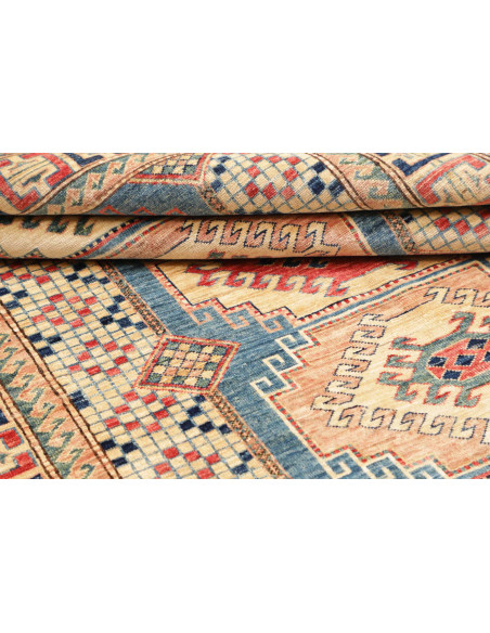 Tappeto Kazak Fine Pakistan 146x205 Beige Crema