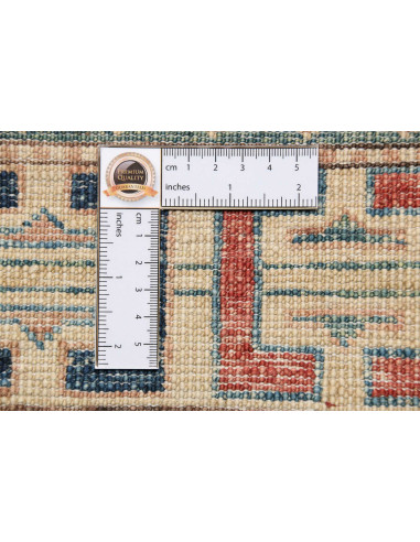 Tappeto Kazak Fine Pakistan 146x205 Beige Crema