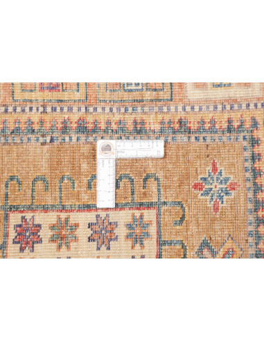 Rug Kazak Fine Pakistan 147x190 Gold Blue