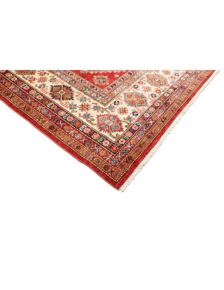 Tappeto Kazak Fine Pakistan 297x410 Rosso Terra