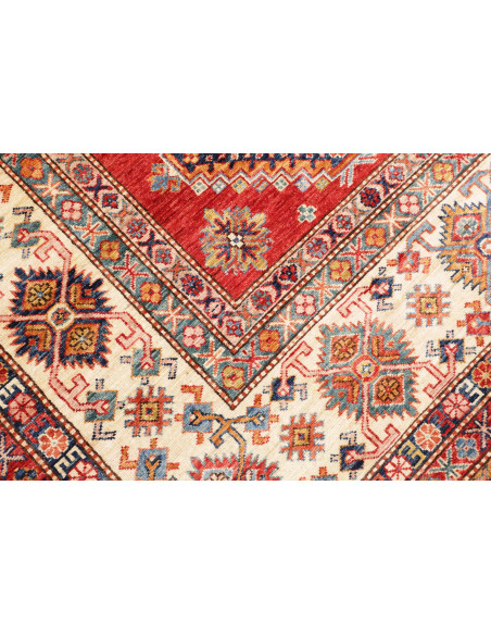 Tappeto Kazak Fine Pakistan 297x410 Rosso Terra