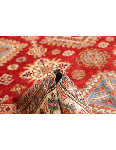 Tappeto Kazak Fine Pakistan 297x410 Rosso Terra