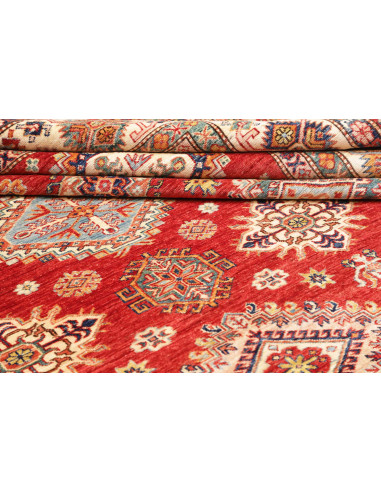 Tappeto Kazak Fine Pakistan 297x410 Rosso Terra