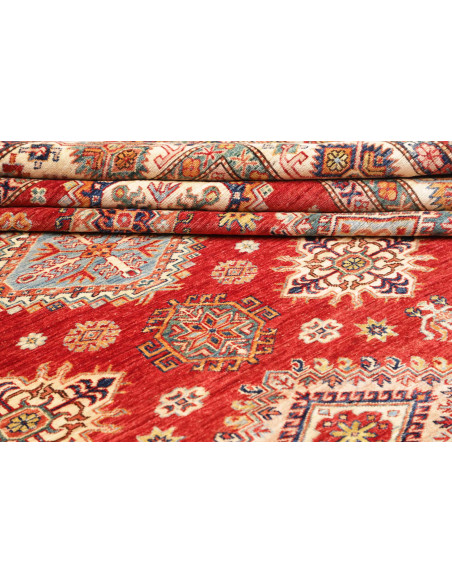 Tappeto Kazak Fine Pakistan 297x410 Rosso Terra