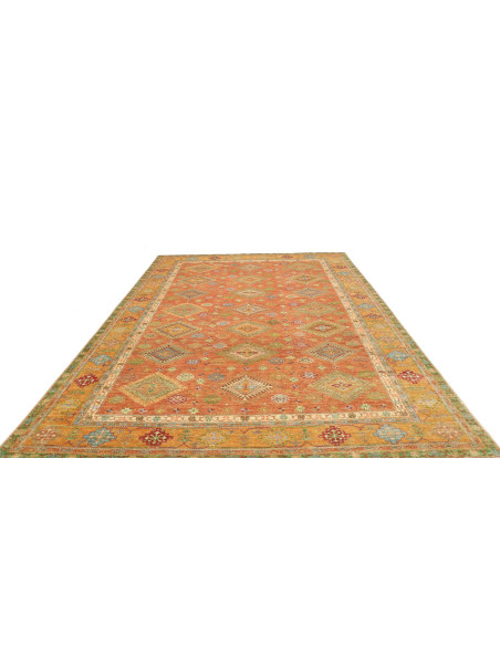 Tappeto Kazak Fine Pakistan 262x356 Terracotta
