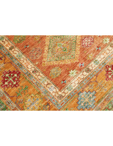 Tappeto Kazak Fine Pakistan 262x356 Terracotta