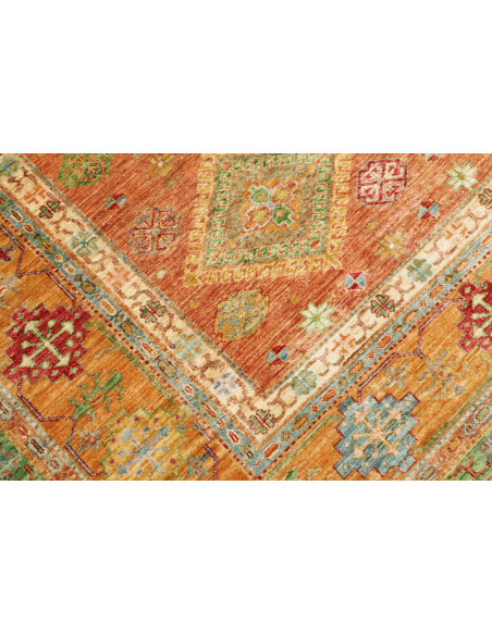 Tappeto Kazak Fine Pakistan 262x356 Terracotta