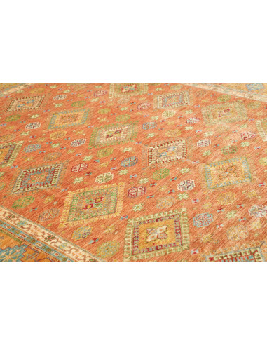 Tappeto Kazak Fine Pakistan 262x356 Terracotta