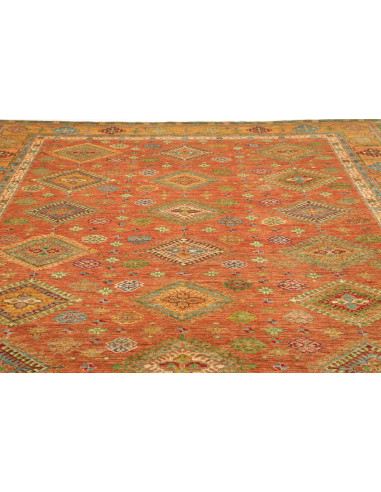 Tappeto Kazak Fine Pakistan 262x356 Terracotta