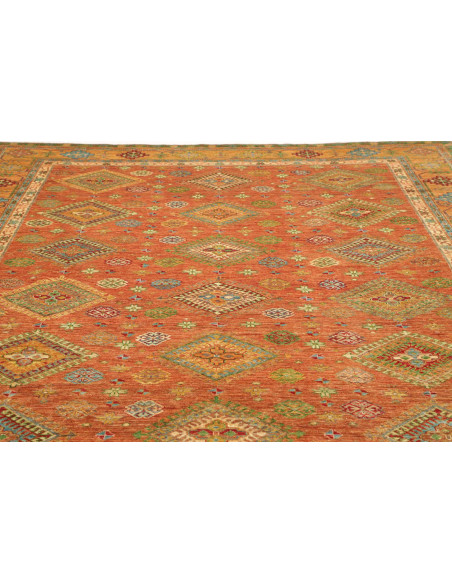 Tappeto Kazak Fine Pakistan 262x356 Terracotta