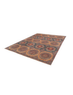 Rug Mamlouk Pakistan 244x306 Terracotta Teal 2