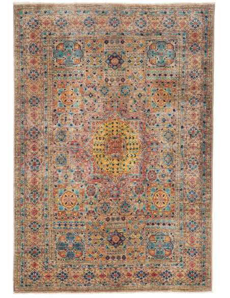 Tappeto Mamlouk Pakistan 126x182 Sabbia Turches