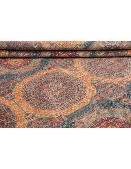 Rug Mamlouk Pakistan 244x306 Terracotta Teal