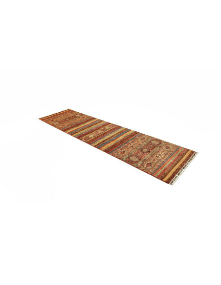 Rug Samarkand Pakistan 80x294 Terracotta Rust