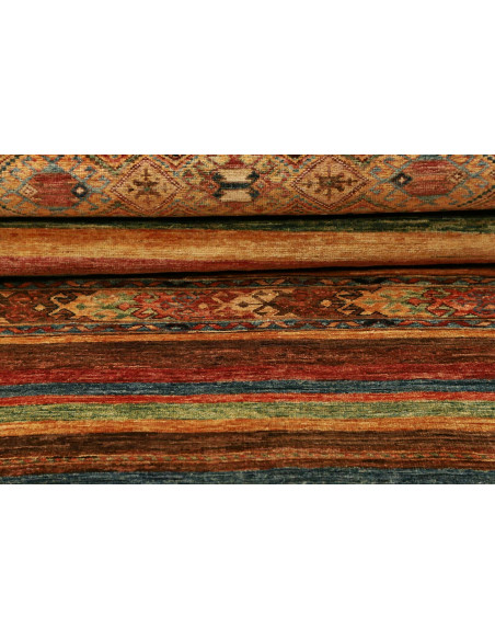 Rug Samarkand Pakistan 80x294 Terracotta Rust