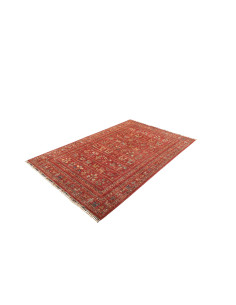 Rubin 142x216 Cm Rubin, Pakistan, Hand-carded Wool (warp: 2