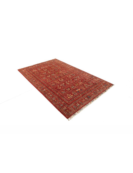 Rubin 142x216 Cm Rubin, Pakistan, Hand-carded Wool (warp: