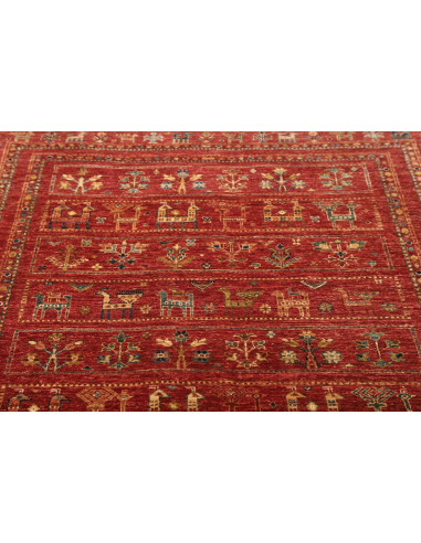 Rubin 142x216 Cm Rubin, Pakistan, Hand-carded Wool (warp: