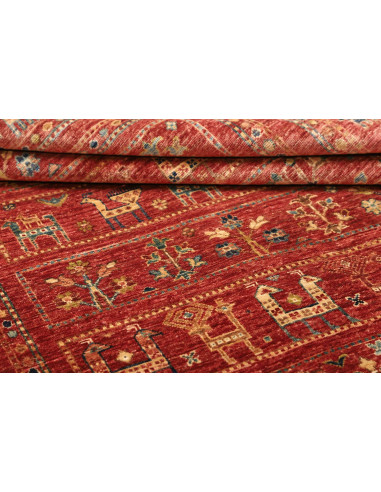 Rubin 142x216 Cm Rubin, Pakistan, Hand-carded Wool (warp: