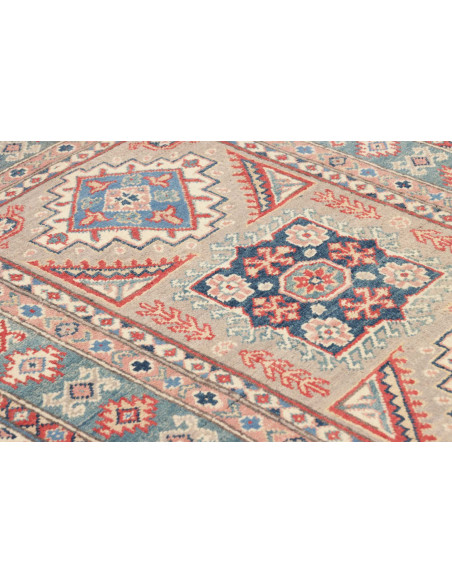 Tappeto Kazak Afghanistan 105x157 Grigio-beige