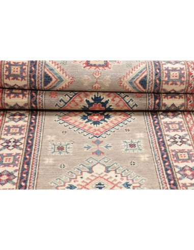 Tappeto Kazak Afghanistan 84x295 Verde Salvia T