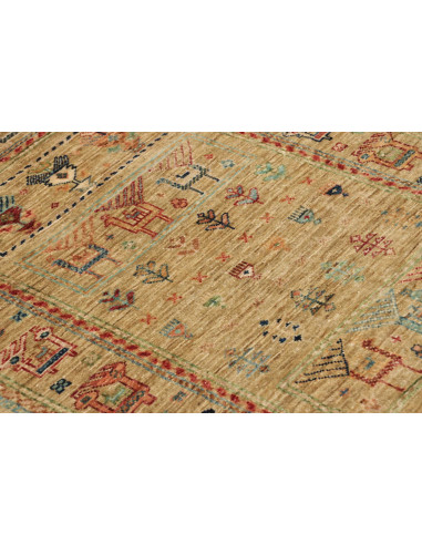 Tappeto Rubin Pakistan 80x126 Beige Rosso